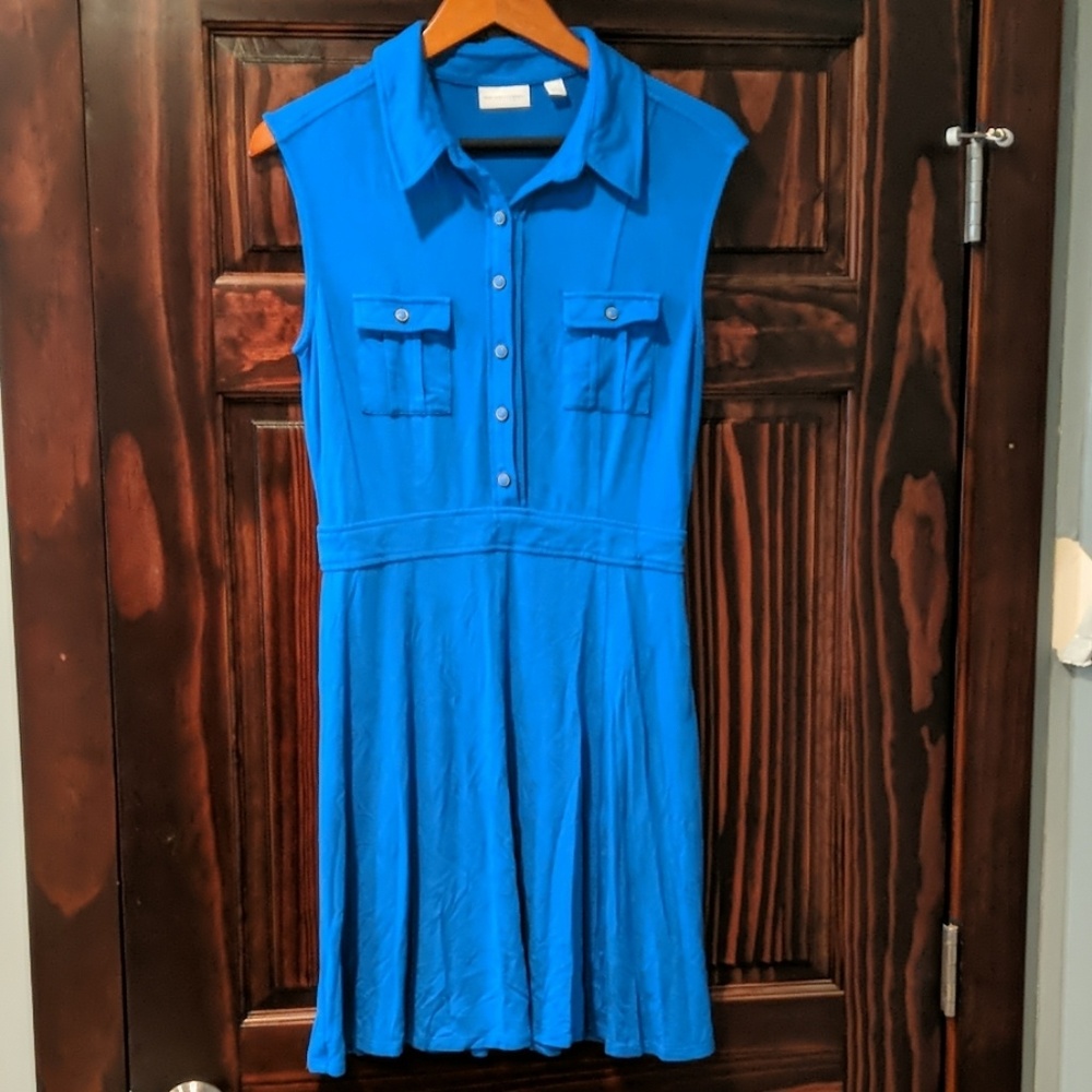 Blue dress